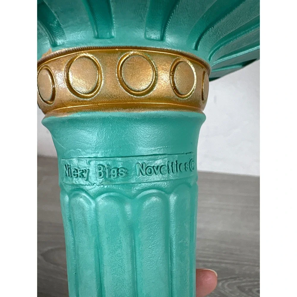 Nicky Bigs Statue of Lady Liberty Torch Handheld Prop Cosplay Halloween Rubber